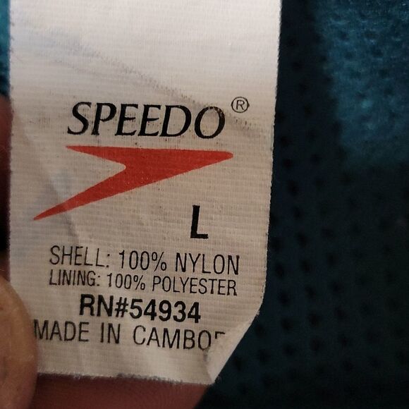 SPEEDO MENS SWIMMING TRUNKS SIZE LARGE - Picture 4 of 5